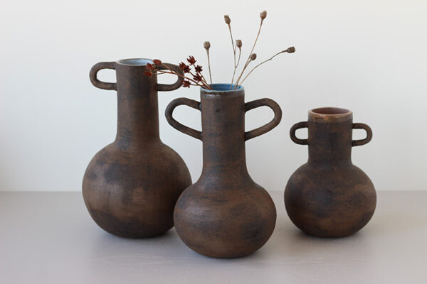 Terracotta vases - Dark Inca, Dark Coffee and Dark Indian